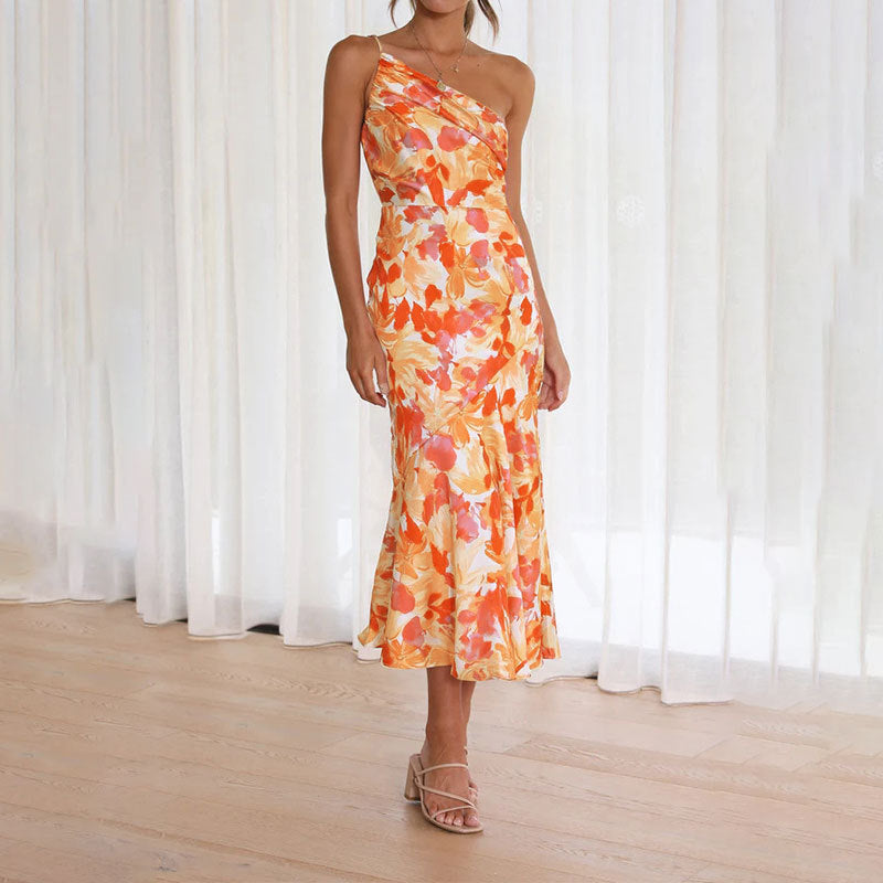 Eva™ - Robe à Une Bretelle
