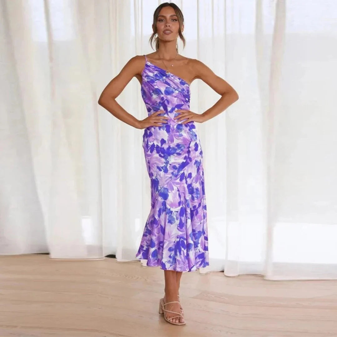 Eva™ - Robe à Une Bretelle