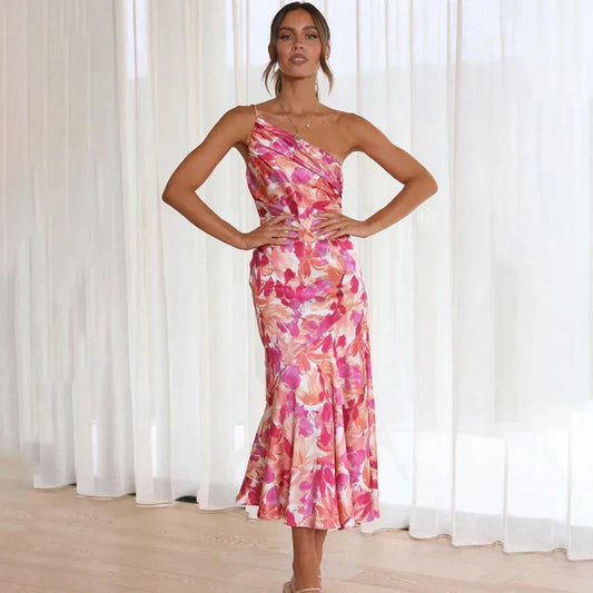Eva™ - Robe à Une Bretelle