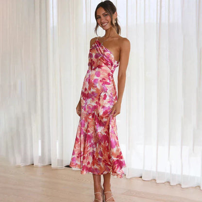 Eva™ - Robe à Une Bretelle