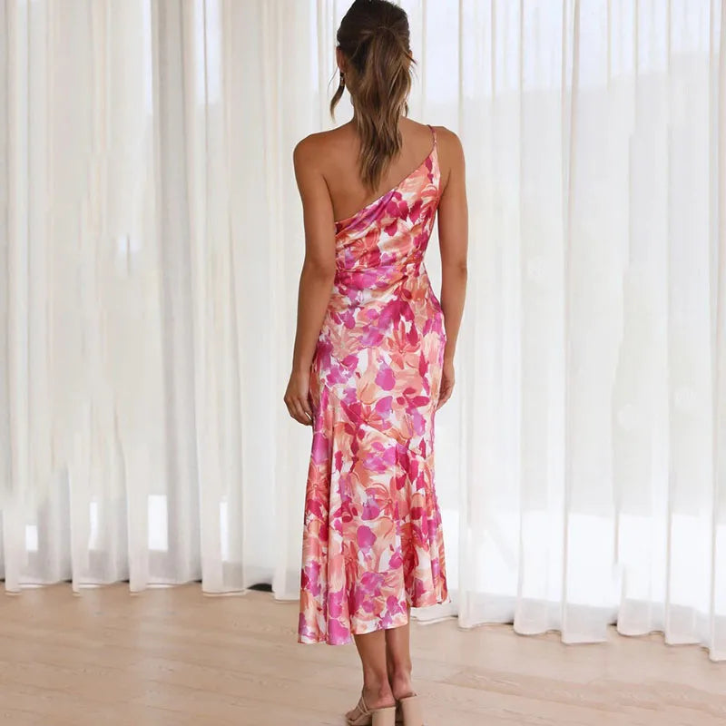 Eva™ - Robe à Une Bretelle